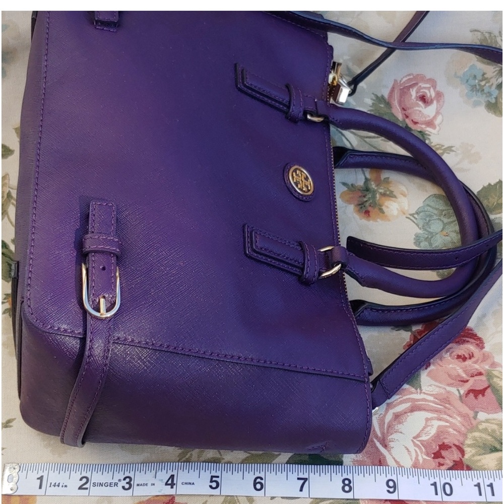 Tory Burch purple shoulder bag